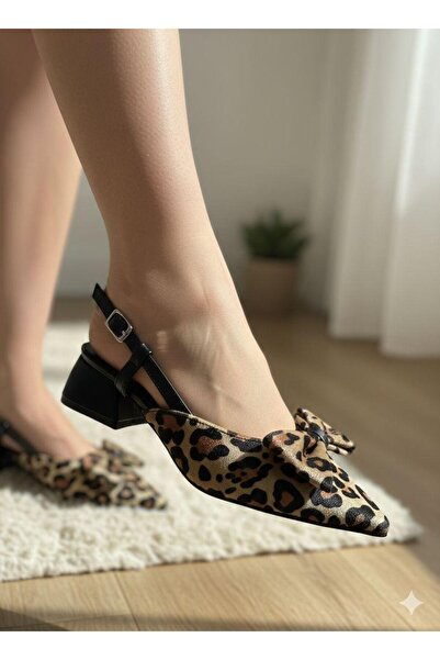 mersin md tekstil Women's Leopard Print Classic Shoes
