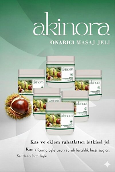 Akinora كريم كستناء الحصان (6×500 مل)