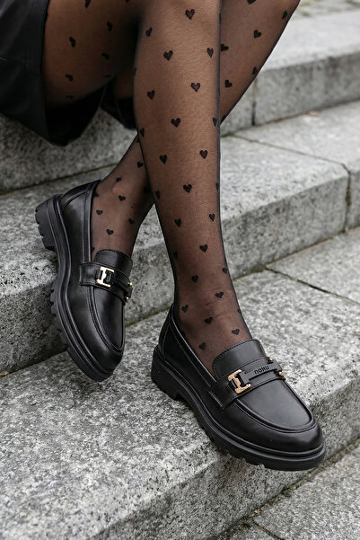 StWenn Women's Loafer Ballet Thick Sole Orthopedic Comfortable Lightweight Sole Leather Skin