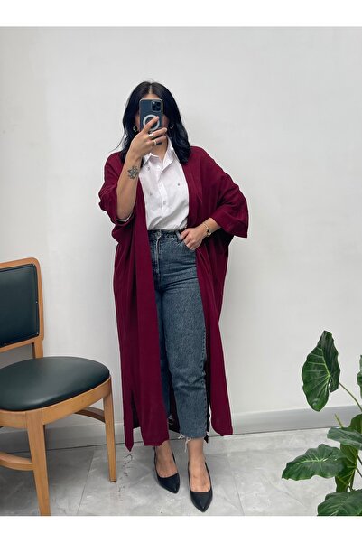 NİSUM MODA Knitwear Look Short Sleeve Cardigan