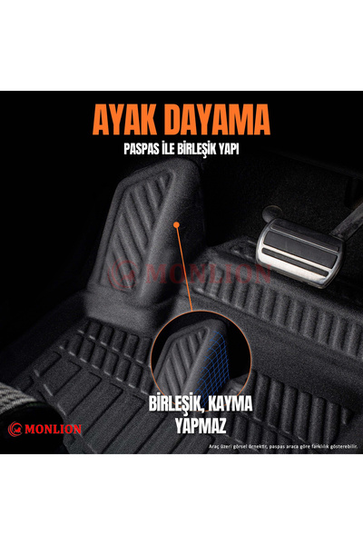Monlion Citroen Berlingo 3D Pro Havuzlu Paspas 2018 Üzeri
