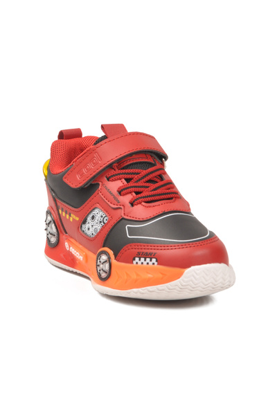 Cool Pantofi sport pentru băieți Racing P Red Velcro