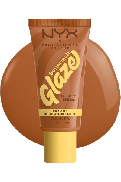 NYX Professional Makeup تنت البشرة باتر ميلت جليز مع عامل حماية من الشمس 30 CHAI BUTTA [ أصلية 100% ]