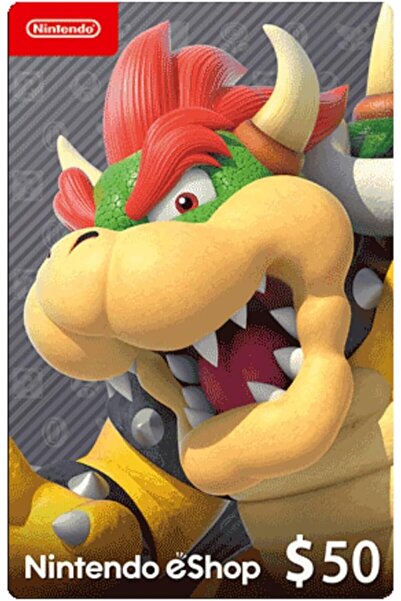 Nintendo بطاقة هدايا المتجر الإلكتروني بقيمة 50 دولارًا أمريكيًا [رمز رقمي]
