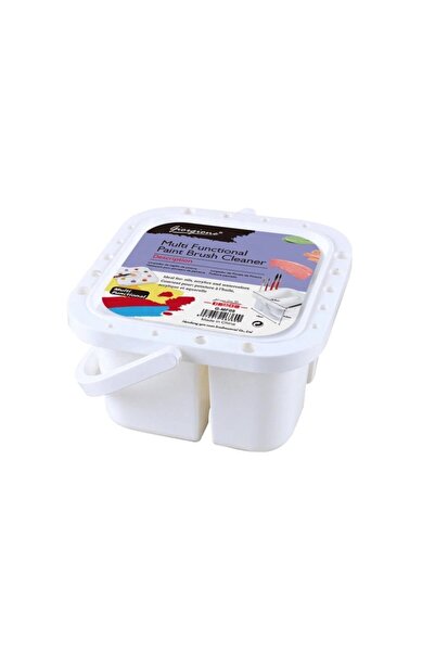 roco paper Çok Amaçlı Fırça Yıkama ve Kurutma Kabı, Kapaklı ve Bölmeli, Sanat...