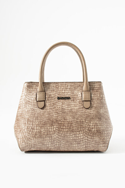 VOSTRO 100% Genuine Leather Women's Mink Patent Leather Hand and Shoulder Bag...