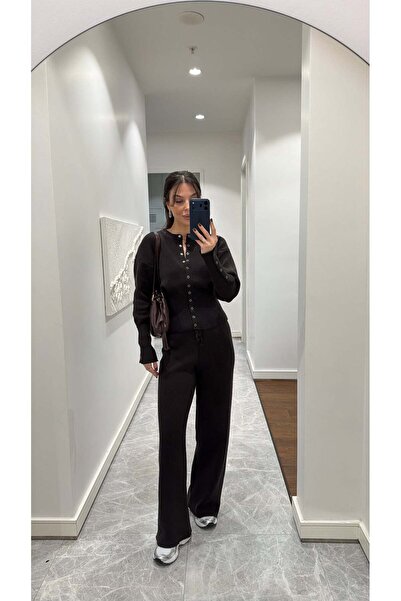 sinemkivanc co BEL DETAYLI İKİLİ TRİKO TAKIM