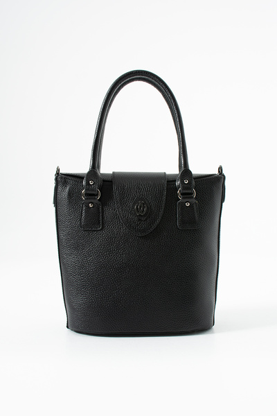VOSTRO 100% Genuine Leather Women's Black Hand and Shoulder Bag - Handmade It...