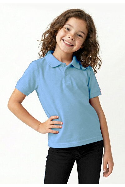 FEEL STYLE Îmbrăcăminte școlară pentru copii Polo Neck School tricou din mate...