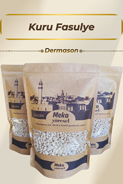 meka yöresel Mardin Yöresel Dermason Kuru Fasulye ◆ İri Taneli Dağılmayan Yapı ◆ Geleneksel Lezzet ◆ 1 kg