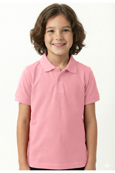 FEEL STYLE Îmbrăcăminte școlară pentru copii Polo Neck School tricou din țesă...