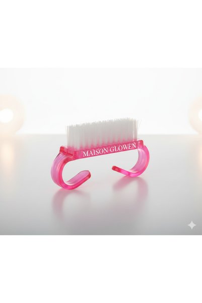 MAISON GLOWEN Unisex Pembe-mavi Tırnak Temizleme Fırçası