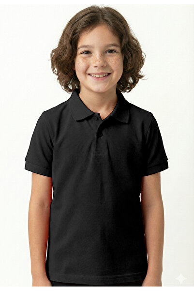 SELF CONTROL Îmbrăcăminte școlară pentru copii Polo Neck School tricou din țe...