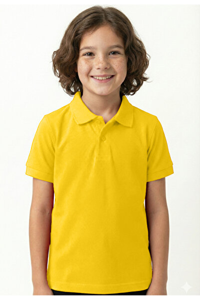 SELF CONTROL Îmbrăcăminte școlară pentru copii Polo Neck School tricou din țe...