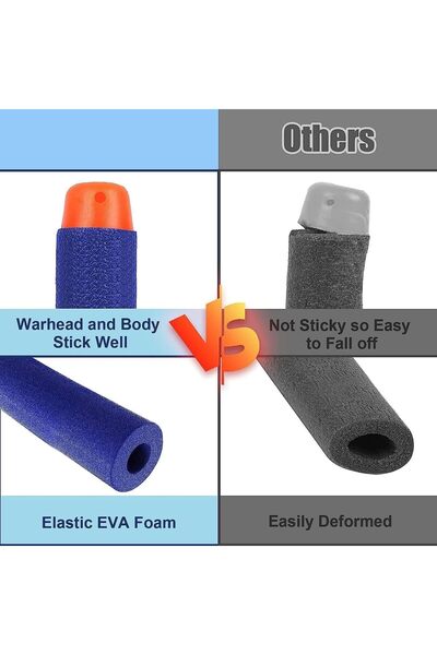 Generic 100 Foam Darts for Nerf Guns, 7.2 cm Refill Darts for X-Shot and Nerf N-Strike Elite 2.0
