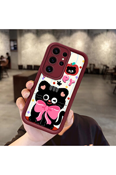 Hontinga حافظة هاتف متوافقة مع سامسونج جالاكسي إس 24 ألترا مصنوعة من مادة الس...