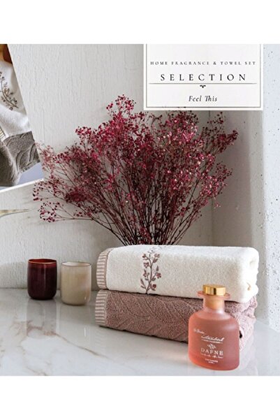 İyi Geceler İstanbul ODA KOKULU KUTULU HAVLU SETİ DAFNE GÜLKURUSU ( 50 X 90 CM)