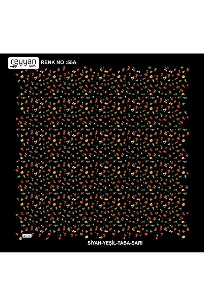 REYYAN قماش يمني داخلي من الحرير المعطر بتصميم زهور مطرزة 100×100 سم للهدايا