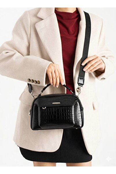 wikidayss Women's Four Compartment Crossbody Bag