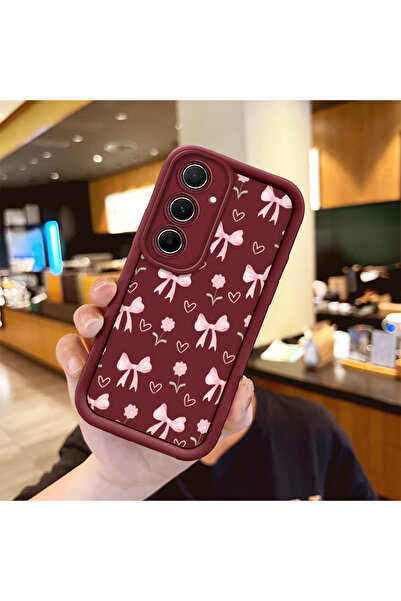 Hontinga غطاء هاتف متوافق مع سامسونج جالاكسي A55 مصنوع من السيليكون لحماية ال...