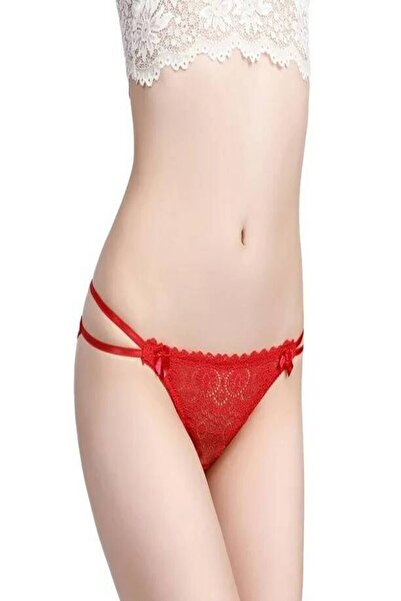 Venlisa Δαντελένιο εσώρουχο με λεπτομέρεια σταυρωτής ταινίας