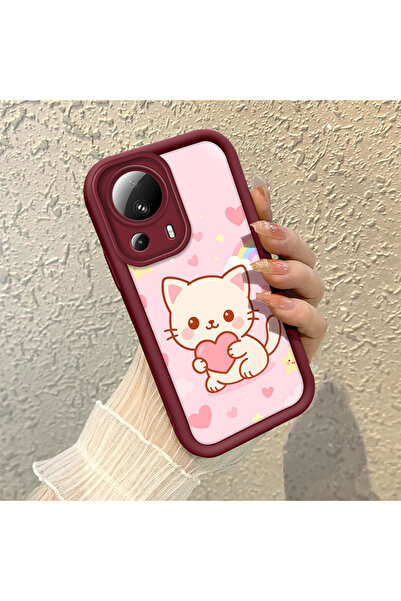 Hontinga حافظة هاتف متوافقة مع هاتف Xiaomi Mi 13 Lite مصنوعة من مادة السيليكو...