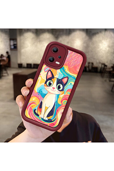 Hontinga حافظة هاتف ملونة من مادة السيليكون المتوافقة مع هاتف Xiaomi Poco X5 ...