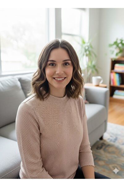 MADAM SHİLA Pudra Yuvarlak Yaka Bluz Darkalıp Petibör Kareli Pike Kumaş Crop ...