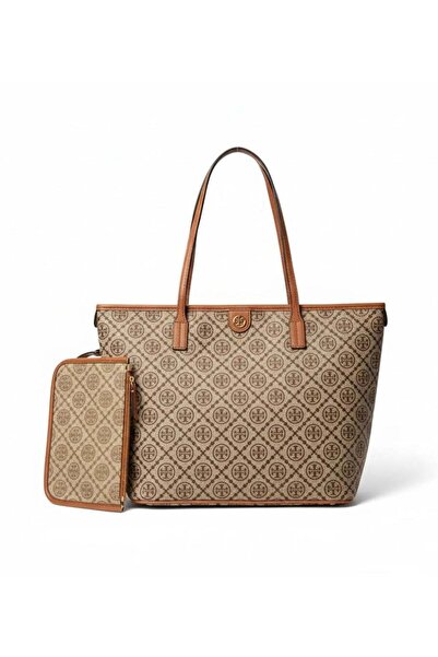 trendy time t & t The Totebag monogram canvas with zipper pouch size 45 cm