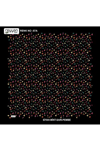 REYYAN قماش يمني داخلي من الحرير المعطر بتصميم زهور مطرزة 100×100 سم للهدايا