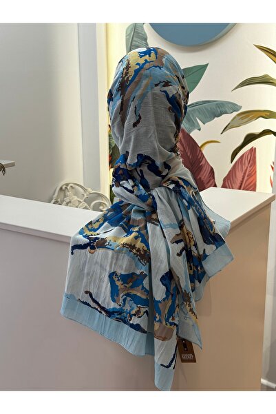 SHAWL SECRET Dijital bambu Kraş şal