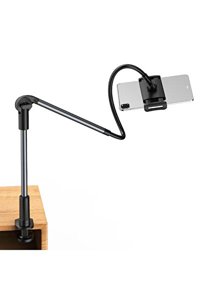 Alsamkapsam حامل تابلت وهاتف مكتبي قابل للتعديل بأكمام طويلة ومرنة مقاس 12.9 بوصة