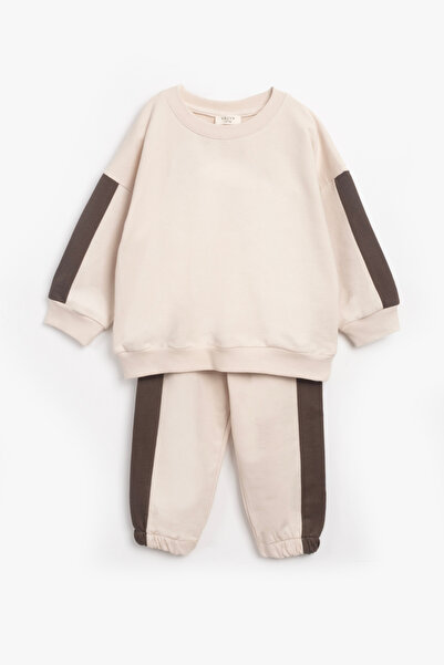 Vauva Set de hanorace pentru fete și băieți basic detaliu cu dungi Set pentru...