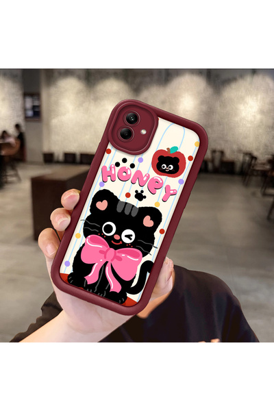 Hontinga حافظة هاتف متوافقة مع سامسونج جالاكسي A04 مصنوعة من مادة السيليكون ل...