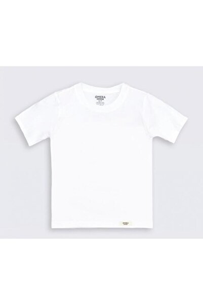 OMERA 6 komada organske tkanine, rebrasta majica kratkih rukava za dečake 4004