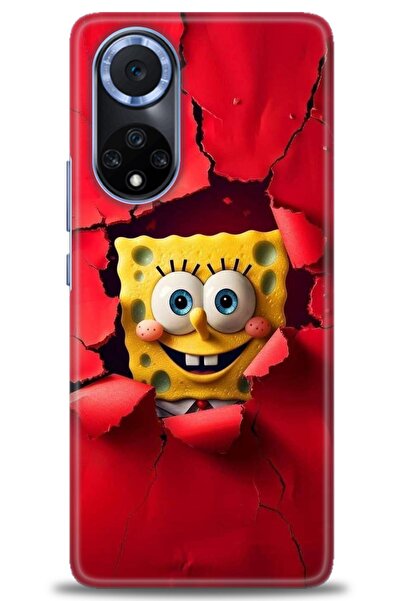 Rulet Aksesuar غطاء متوافق مع هاتف هواوي هونر مطبوع HD 50 + واقي شاشة سيراميك...