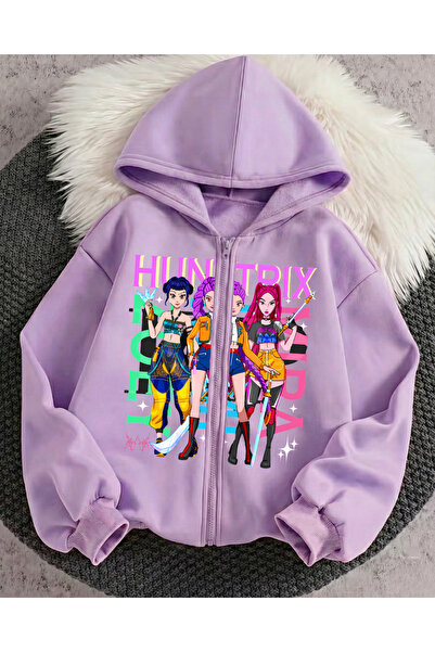 Touz Moda Young Kpop Demon Hunters 3-Thread Thick Sweet Cardigan