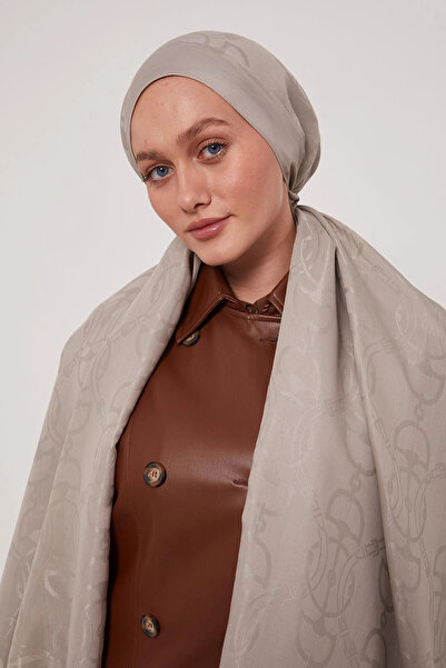 LuvenSara Lyocell Nai̇a Jacquard Shawl -Aytaşi