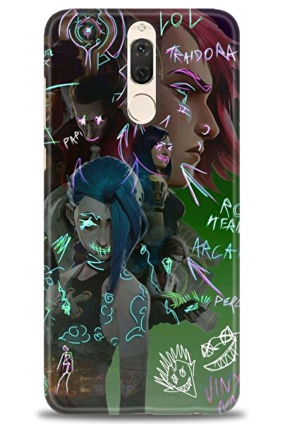 Rulet Aksesuar غطاء متوافق مع هاتف هواوي ميت 10 لايت HD مطبوع - غطاء سيليكون ...