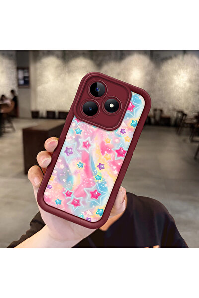 Hontinga حافظة هاتف من السيليكون متوافقة مع هاتف Realme Note 50 4G، مضادة للس...