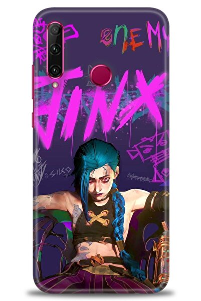 Rulet Aksesuar غطاء متوافق مع هاتف هواوي هونر 20 لايت HD مطبوع - غطاء سيليكون...