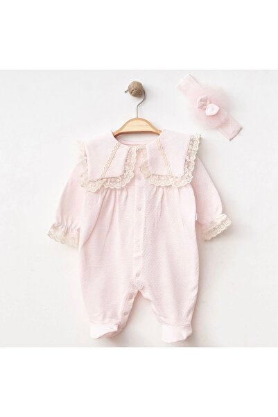 Işıl Baby Lace Collar Detailed Jumpsuit