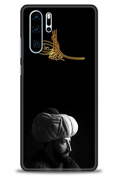 Rulet Aksesuar غطاء متوافق مع هاتف هواوي P30 Pro HD مطبوع - غطاء سيليكون بتصم...