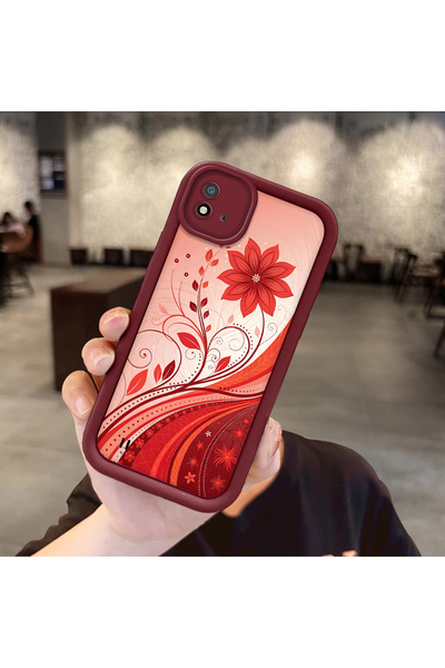 Hontinga حافظة هاتف ملونة من مادة السيليكون المتوافقة مع Realme C20/C20A مضاد...