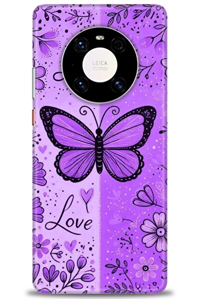 Rulet Aksesuar غطاء متوافق مع هاتف هواوي ميت 40 برو HD مطبوع - غطاء سيليكون م...