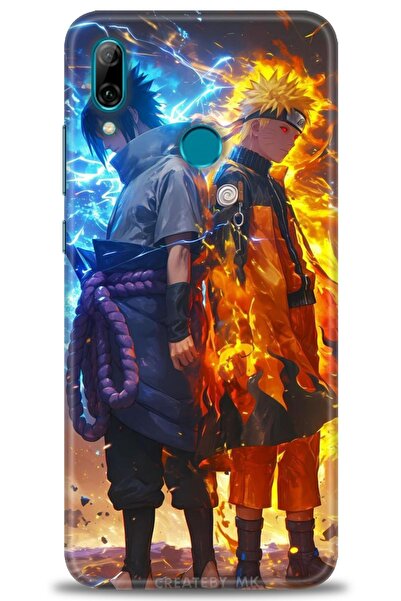 Rulet Aksesuar غطاء متوافق مع هاتف هواوي بي سمارت 2019 HD مطبوع - غطاء سيليكو...