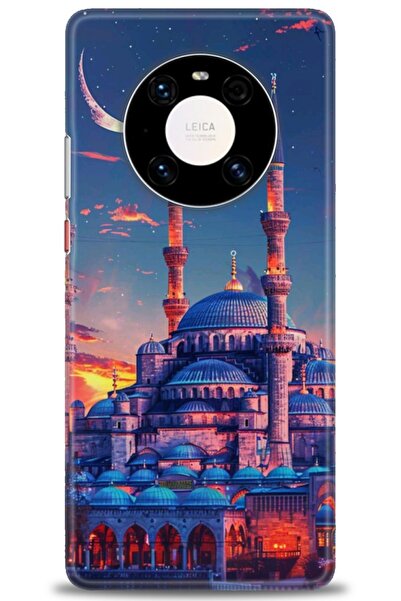 Rulet Aksesuar غطاء متوافق مع هاتف هواوي ميت 40 برو HD مطبوع - غطاء سيليكون م...