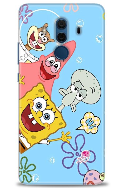 Rulet Aksesuar غطاء متوافق مع هاتف هواوي ميت 10 برو HD مطبوع - غطاء سيليكون م...