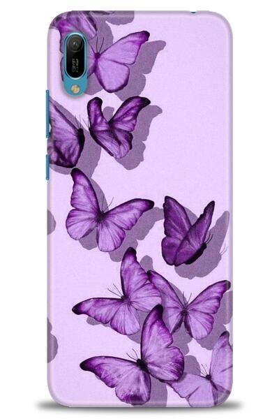 Rulet Aksesuar غطاء متوافق مع هاتف هواوي Y6 2019 HD مطبوع - غطاء سيليكون بتصم...