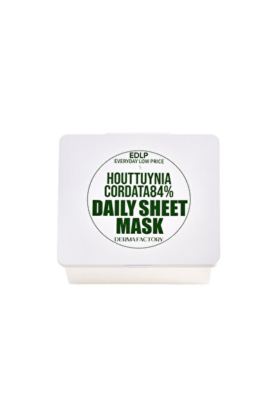 DERMA FACTORY 30’lu Hassas Cilt Maske Seti Houttuynia Cordata %84 Daily Sheet...